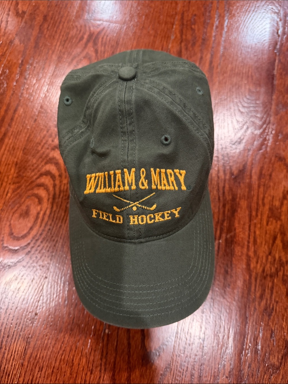 Legacy Olive Field Hockey Cap with Gold Embroidery